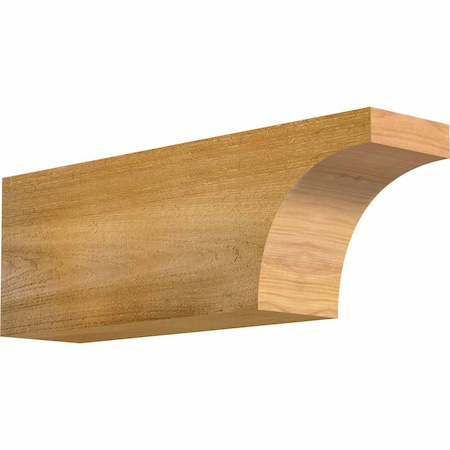 Ekena Millwork Huntington Rough Sawn Rafter Tail, Western Red Cedar, 4"W x 6"H x 18"L RFT04X06X18HUN00RWR